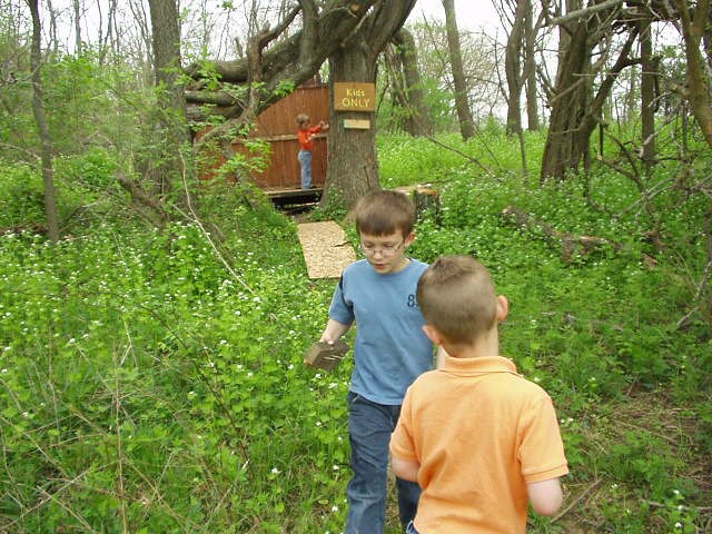 Timothy looks like he is on a mission!