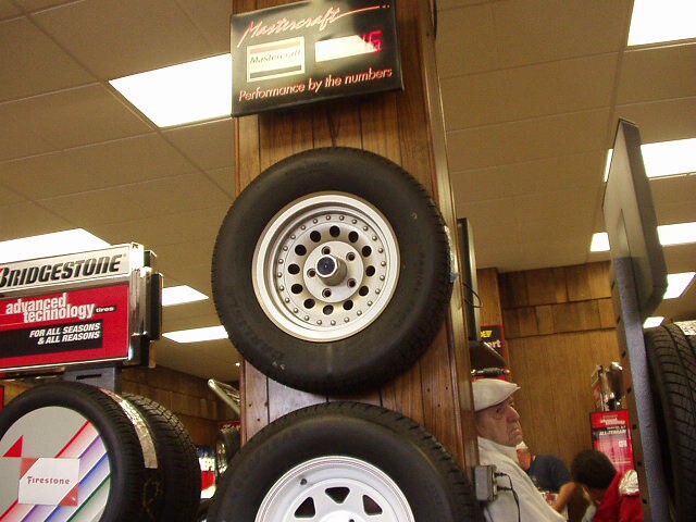 Elijah found this old guy or the tires interesting :)