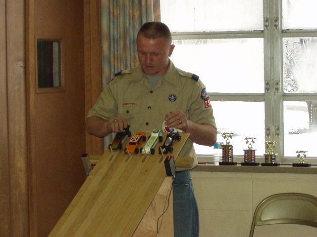 It's nice to know the guy setting up the cars \