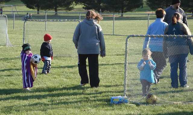 Less than half of the kids showed up.