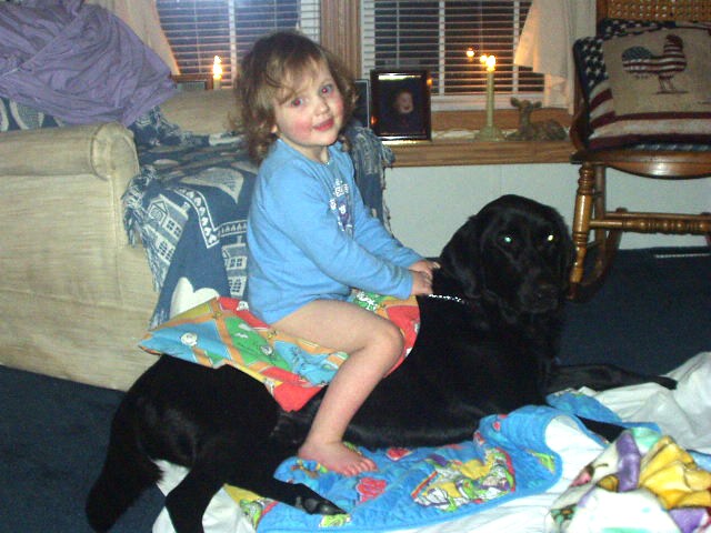 Look Mommy..... I can ride Thunder :)