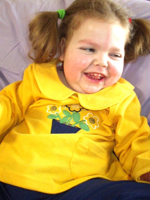 Big girl :) Sitting up in the chair!