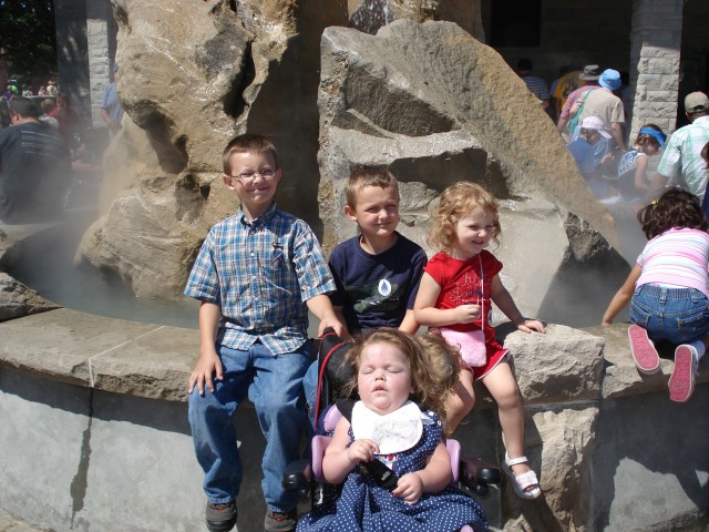 It was a little too sunny for Mary.