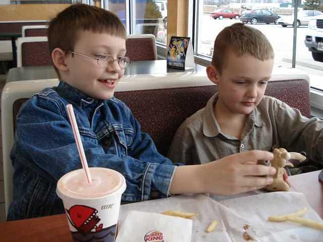 Nothing like a little BK after a morning at the park :)