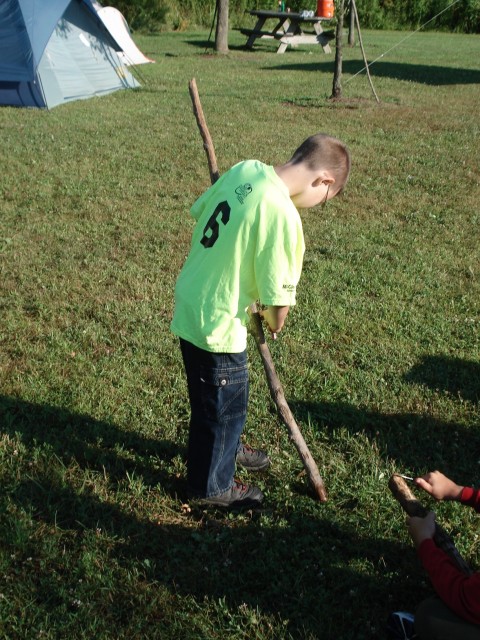 Whittle that Walkin' Stick, dude!