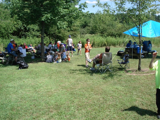 All the families showed up for lunch.  Wait, I mean ALMOST all of the families.