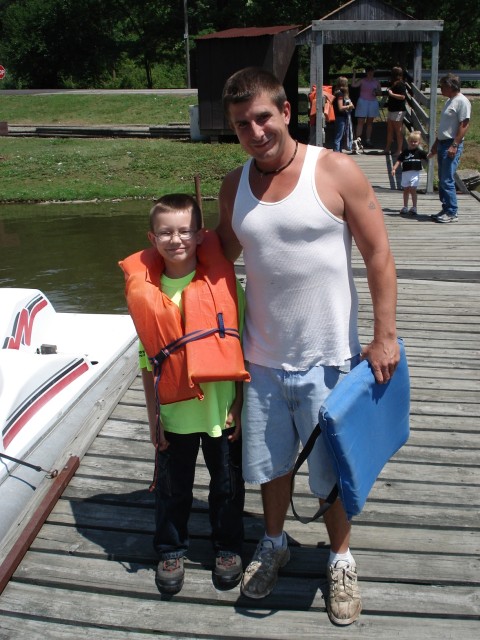 Thanks for the paddle boat ride, Uncle Jake!