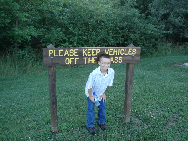 KEEP OFF!  No, seriously :)