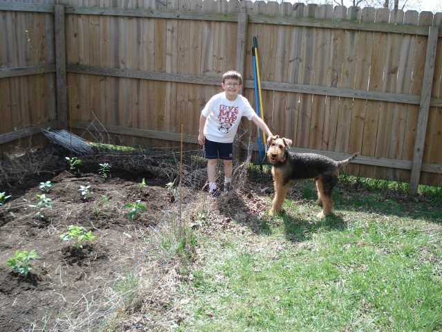 Who's a good boy???  Scruffy's pretty good too :)