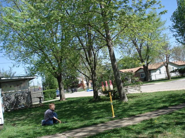Timmy is a good frisbee runner.