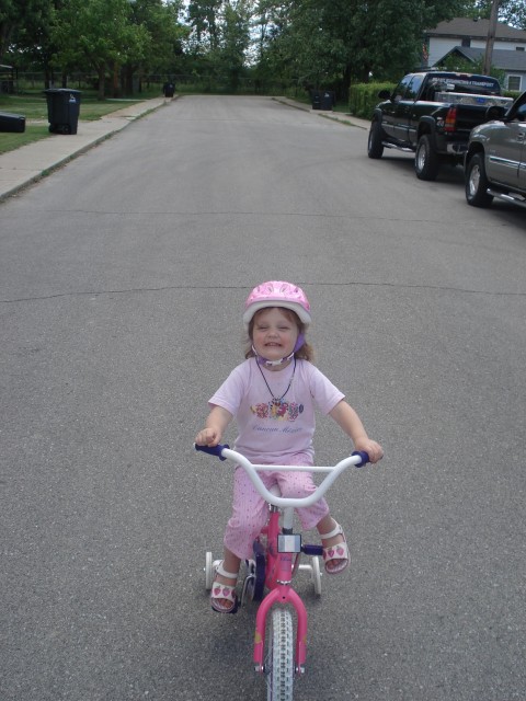 Who's my Pink Pedalin' Princess? :)