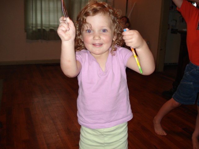 Abby got me a slightly used pencil and my credit card for father's day :)  hehe