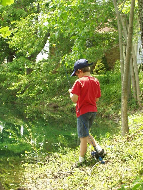 Off in his own little world :) Timothy is getting so big!