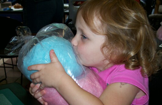 Guess who started the kissing contest?