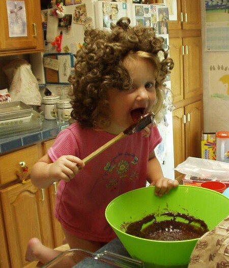 It's a good thing the brownies cook at 350 degrees in the oven!! lol