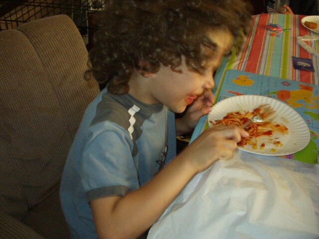 This is one crazy hairy kid :)