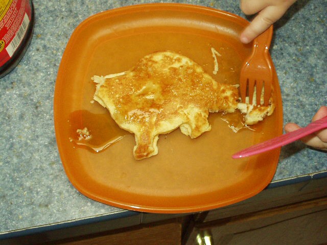 Ha! I cut his head off! or is that the tail??