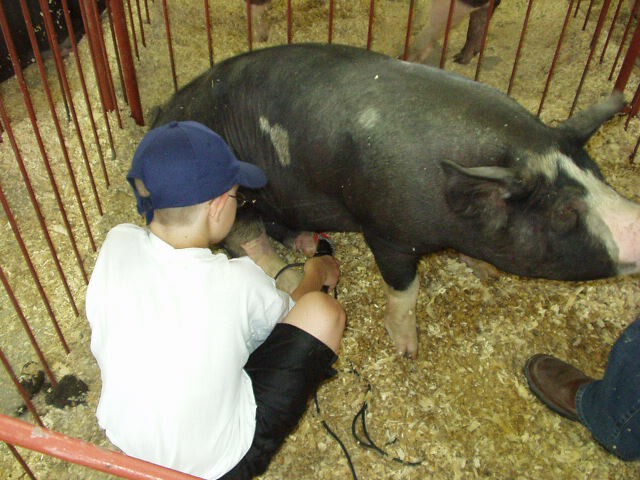 Timothy learns fast!  watch what you are clipping :):)