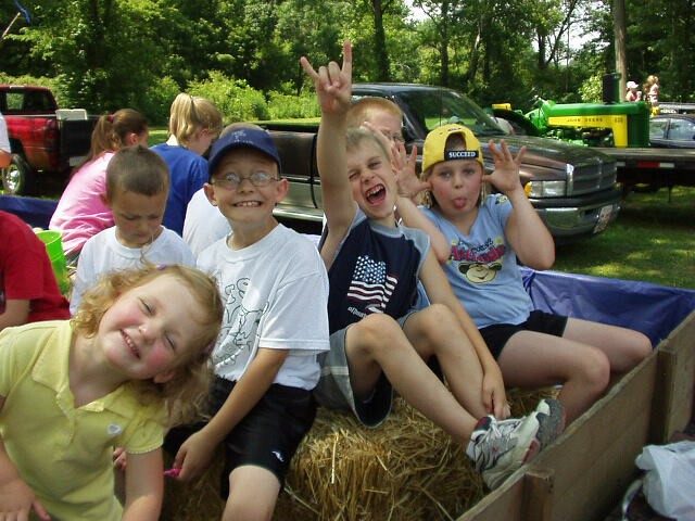 I think they just ate 10lbs of parade candy :)