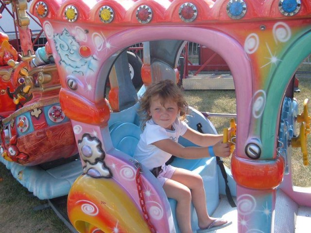 Giddy up, carnival train!