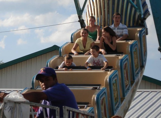 I guess it's more fun if you ride in the back row?