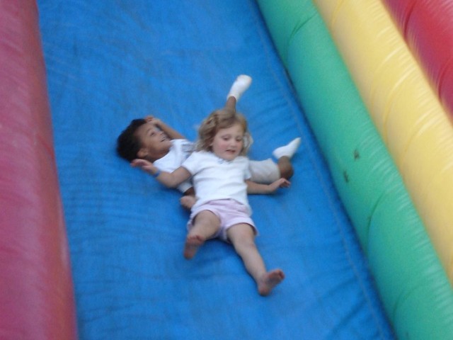 So much for taking her time!  hehe