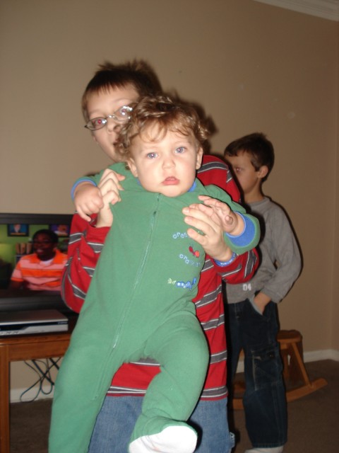 Maybe it wasn't a good idea to let them play all of those medieval war games after all?