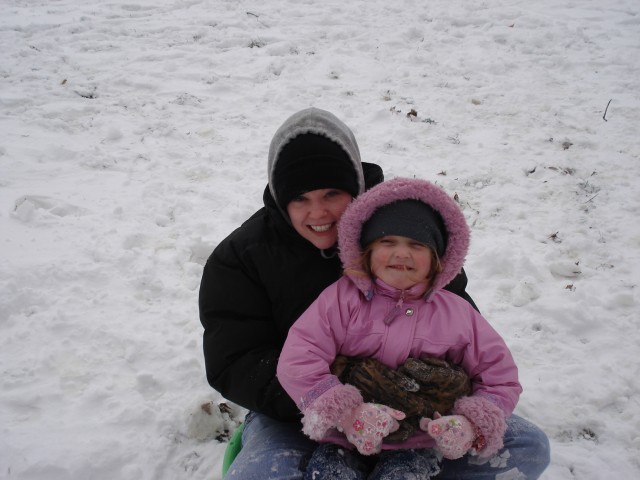 Sledding is fun!