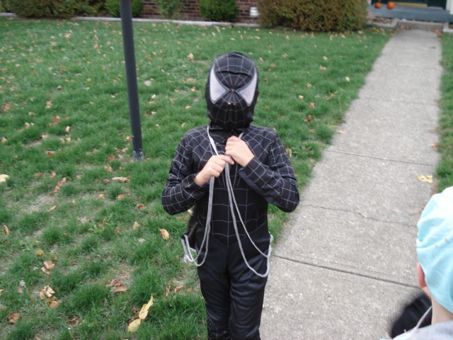 Spider-man, Spider-man .. he's as .. err.. fast as a spider man can?  hmmm