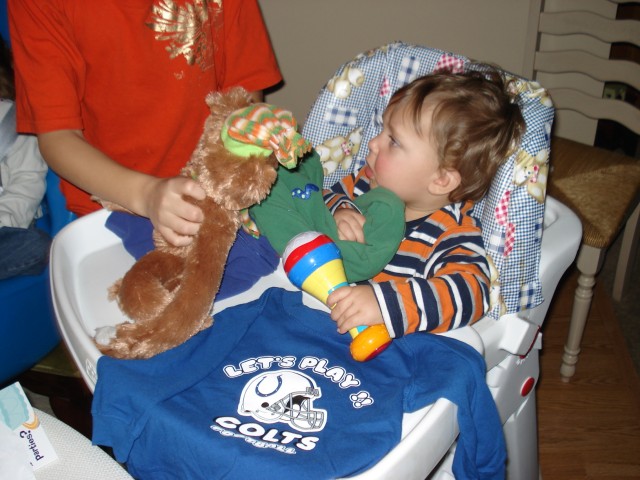 Thanks for the shirts, Grandma Tena!