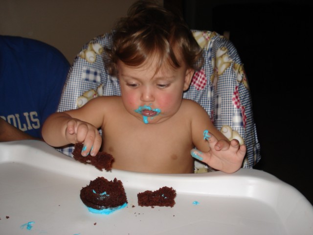 Time to disect the cupcake.