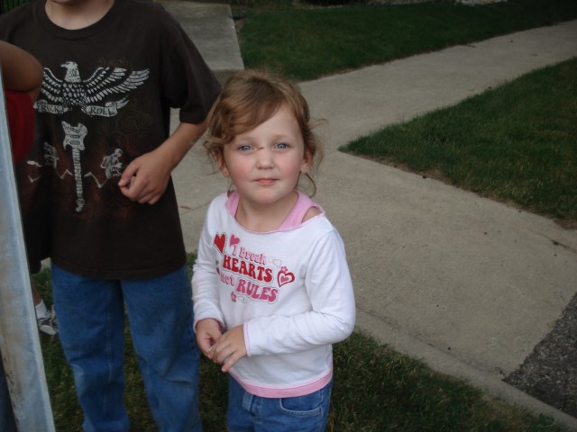 Abby looks so serious.