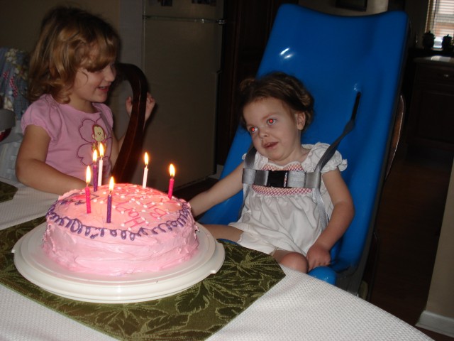 Blow your candles out, Princess!