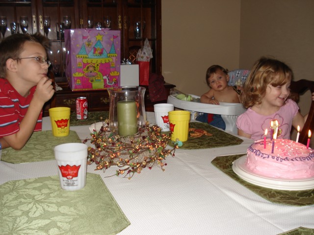 Isaiah is wondering where his cake is :)