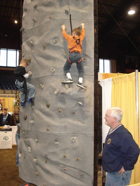 Hangin' on for dear life...