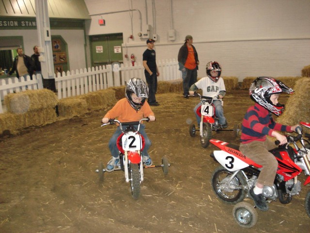 Elijah is a pro at riding!