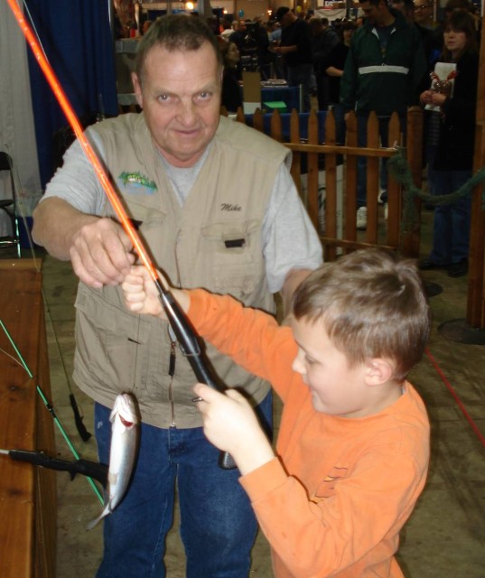 "My goodness, I caught one!"