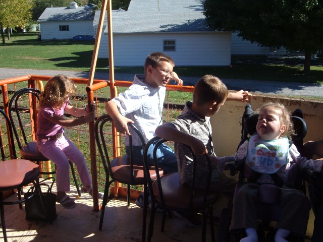 It's been awhile since the kids have taken a train to get pumpkins.