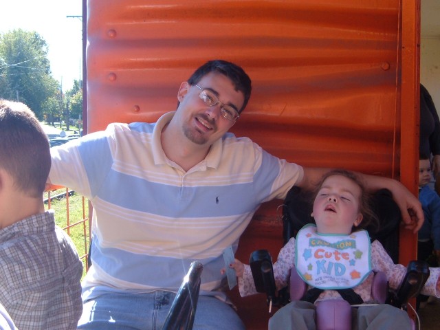 Mary is holding her ticket :)