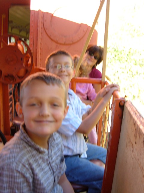 It's hard to take pictures on a train! :P