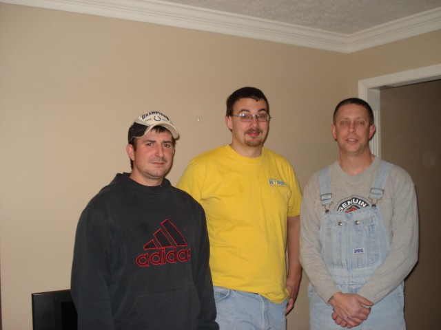 We all look really thrilled.