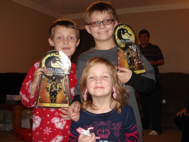 The kids got some cool stuff from Uncle Jake.