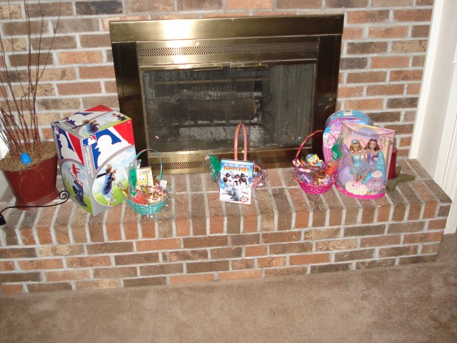 Looks like the Easter Bunny came on Sunday morning.