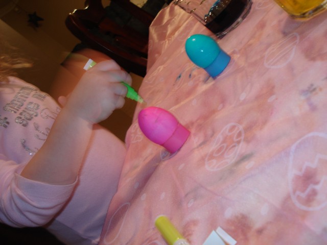 Abby wanted to write her name :)