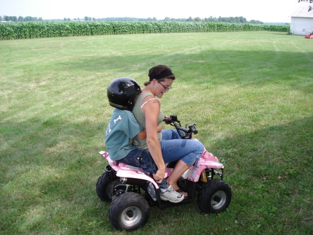 Hold on for dear life! :)