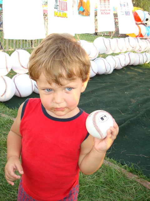 He looks so serious!