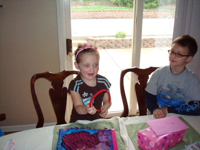 The DVD came with a special head band!  How'd they know? :)