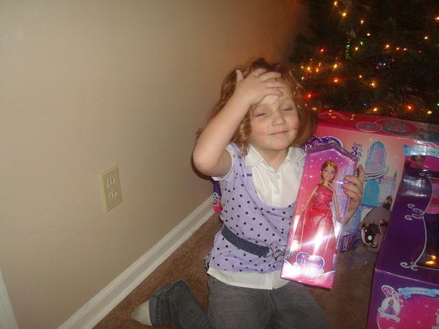 A little girl can never have too many Barbies!