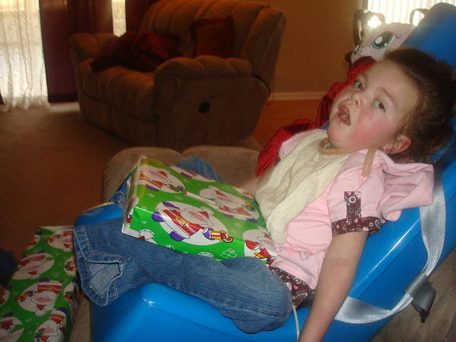 Mary was excited about her gift!