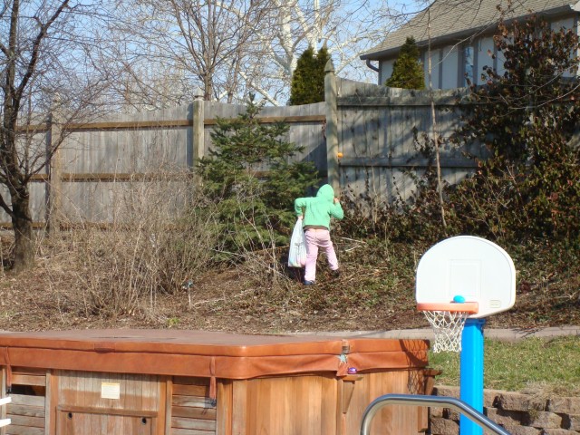 It's hard to walk uphill in dress shoes.  Woops!